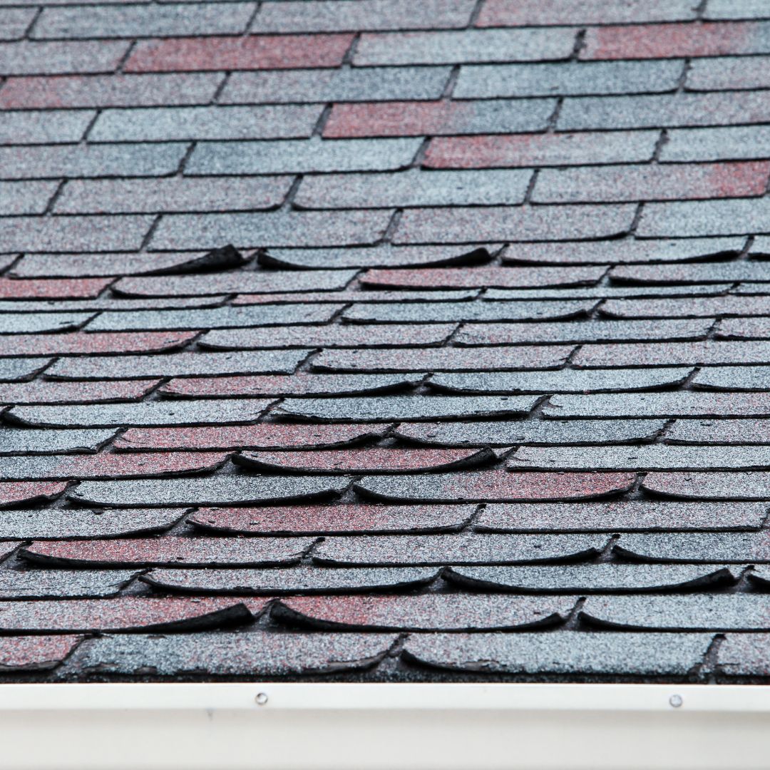 Damaged roof