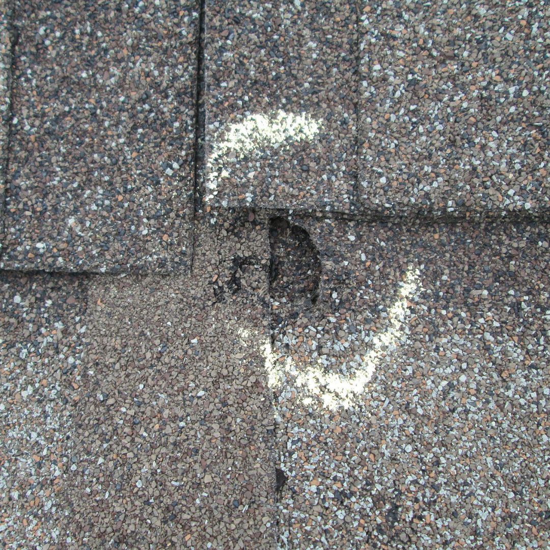 shingle damage
