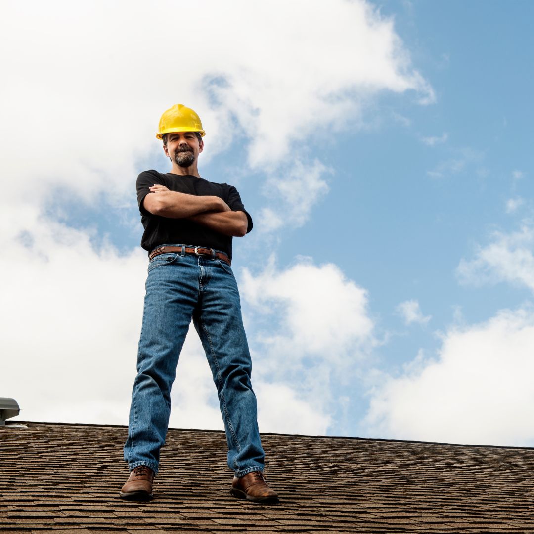 contractor on roof