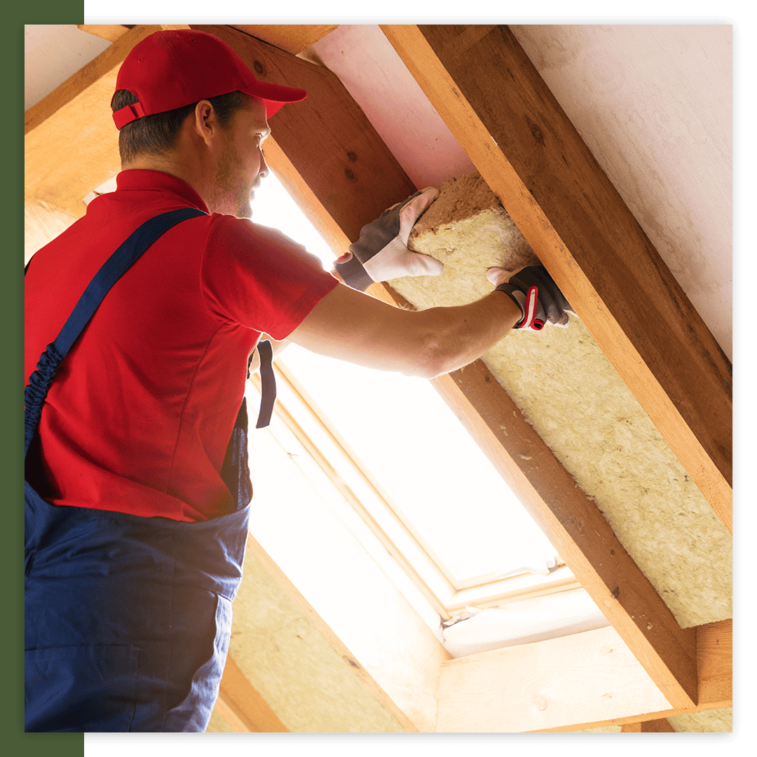 installing insulation in attic