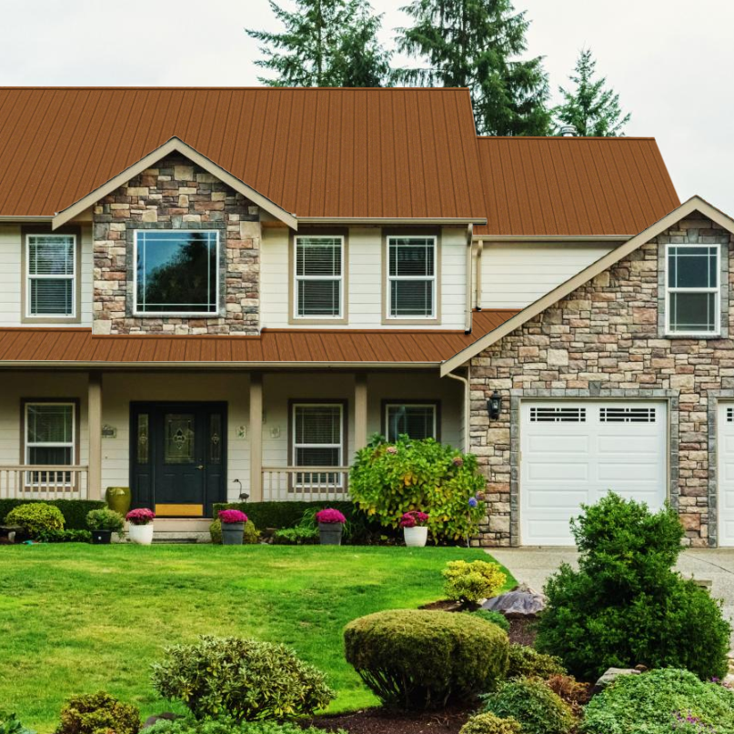 Copper Metallic Home